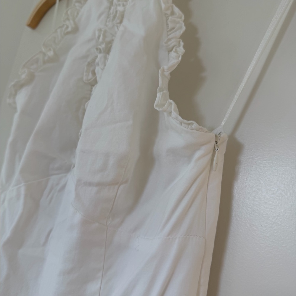 Reformation White Backless Halter Maxi Dress - Picture 5 of 5